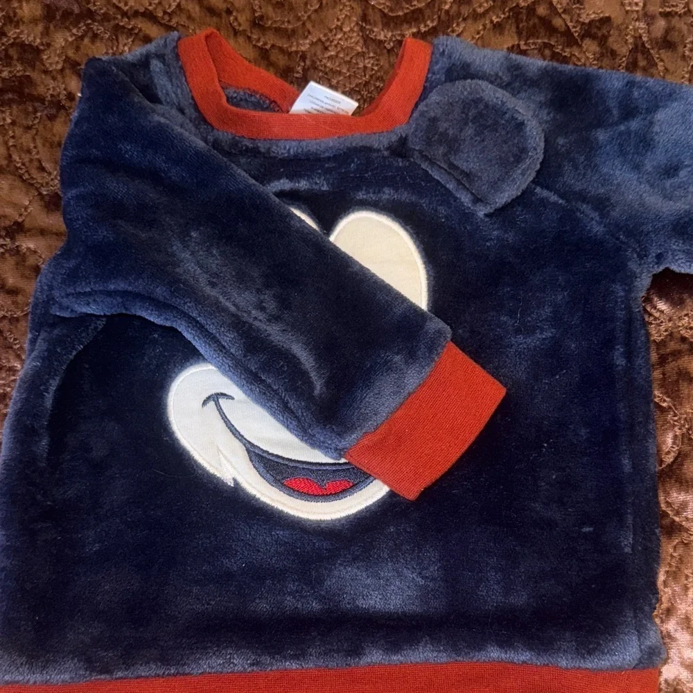 Disney Baby Red and Blue Outfit